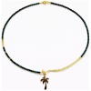 a Colier din malachite cu charm palmier
