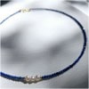 Colier din lapis lazuli si perle Colier din lapis lazuli si perle