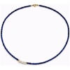a Colier din lapis lazuli si perle