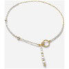 alb Colier cu perle naturale colectia Trendy