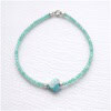 alb Brățară din amazonite