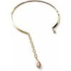 Choker cu design minimalist și perlă lacrimă