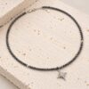 Colier din Hematite cu charm stea