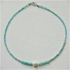 Colier din Amazonite cu Perla naturala Colier din Amazonite cu Perla naturala