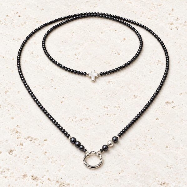 Colier lung din Hematite Colier lung din Hematite