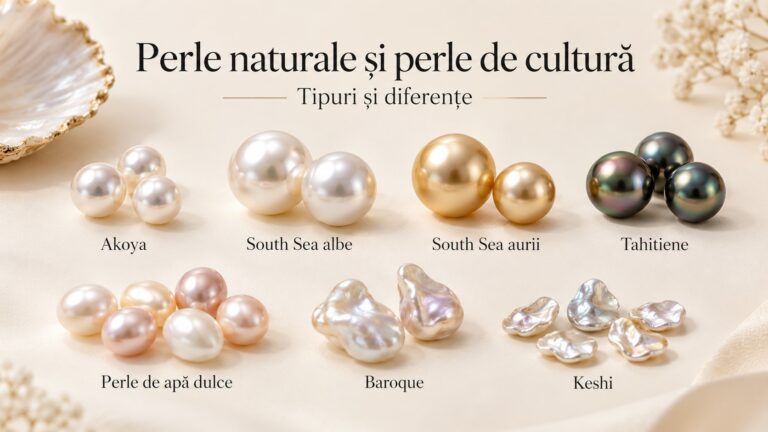 Perle naturale si perle de cultura: tipuri si diferente