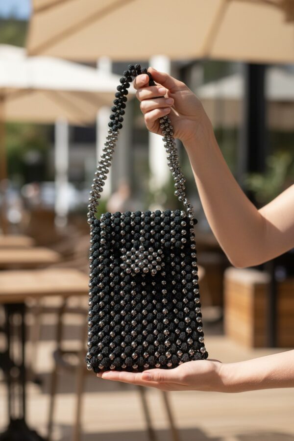 Geantă handmade neagră Urban Chic