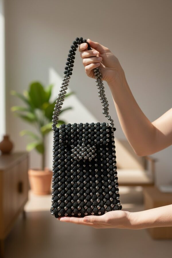 Geantă handmade neagră Urban Chic