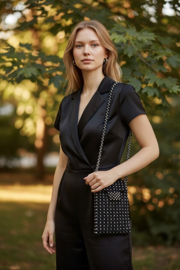 Geantă handmade neagră Urban Chic