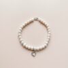 1 Bratara din perle naturale cu charm inima
