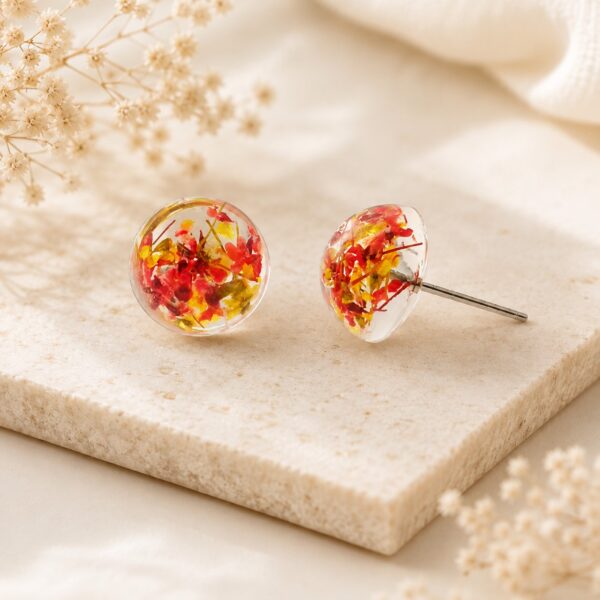 Cercei cu flori mici