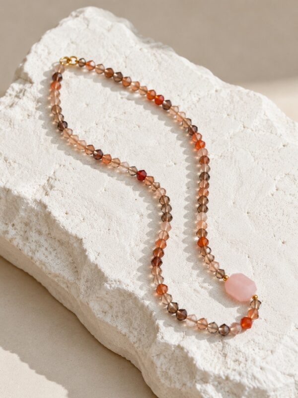 Colier din Agate de Botswana