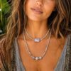 Colier dublu din Labradorite
