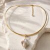 Colier choker cu Sidef natural