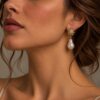 Cercei soare cu perle Baroque Cercei soare cu perle Baroque